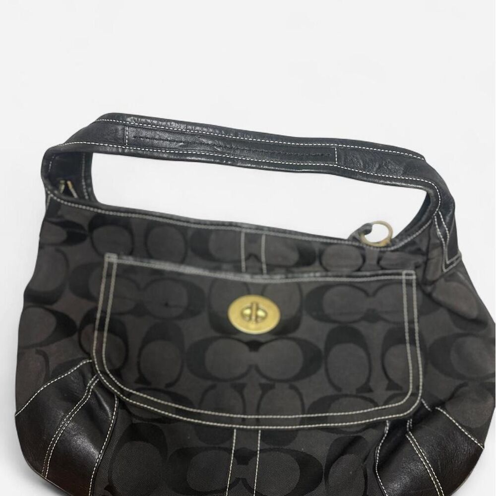 バッグ Vintage Coach Ergo OneShoulder Turn Lock Vintage COACH Ergo Turnlock Hobo Bag - Gem